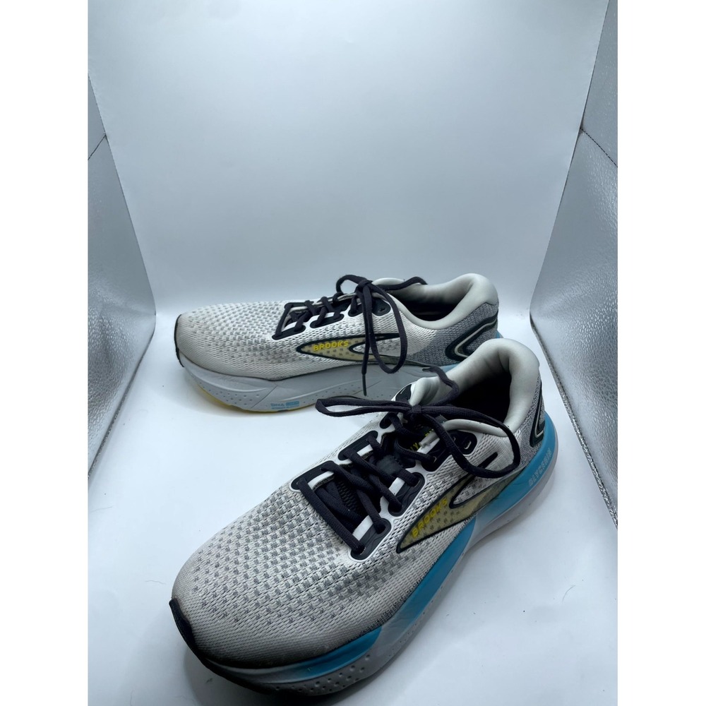Brooks Glycerin 21 1104191D184 Mens US 9.5 D Sneaker Coconut Knit Running Shoes